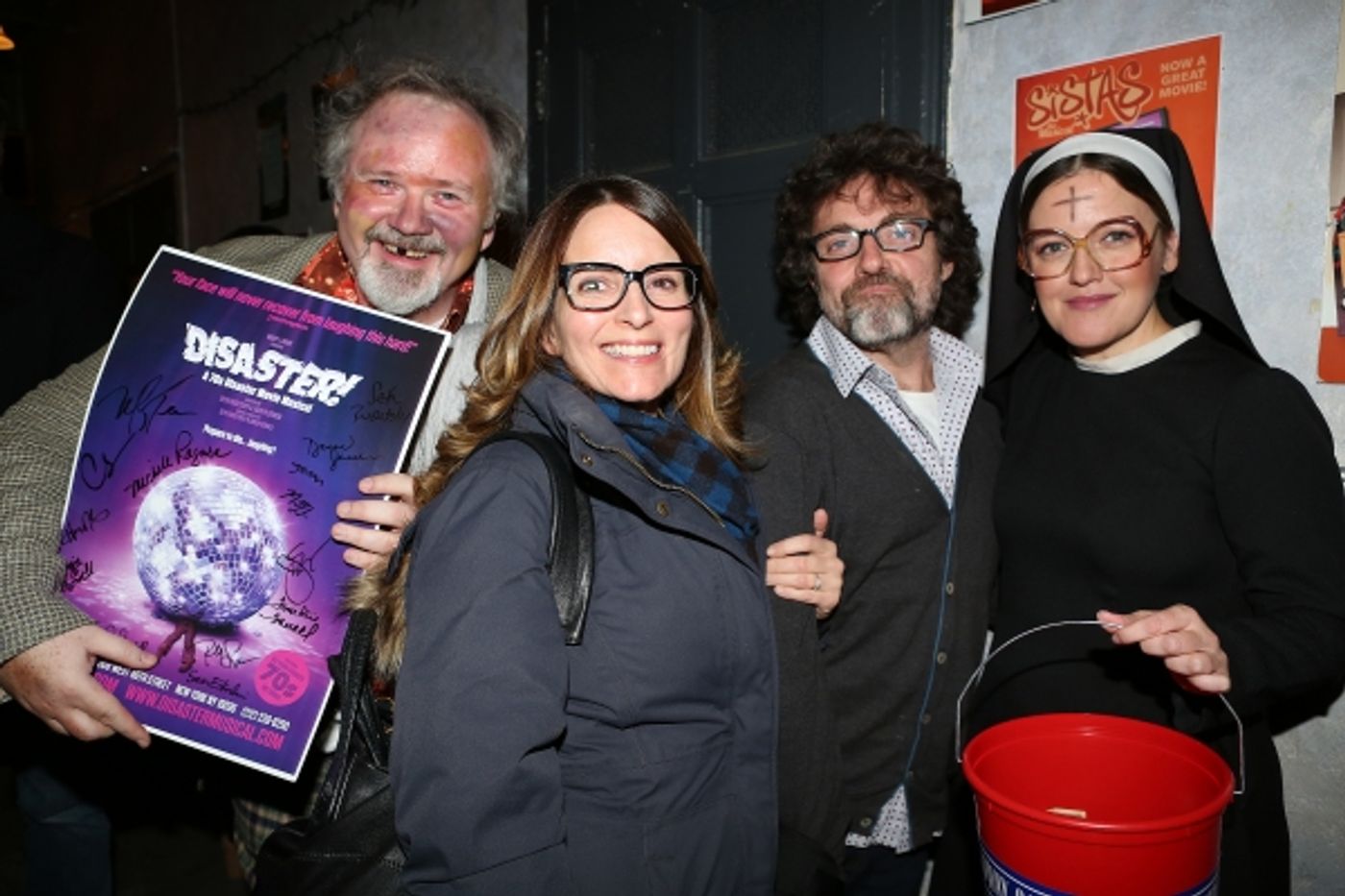 Photo Coverage: Tina Fey, Brian d'Arcy James & More Donate to BC/EFA at DISASTER! Opening  Image