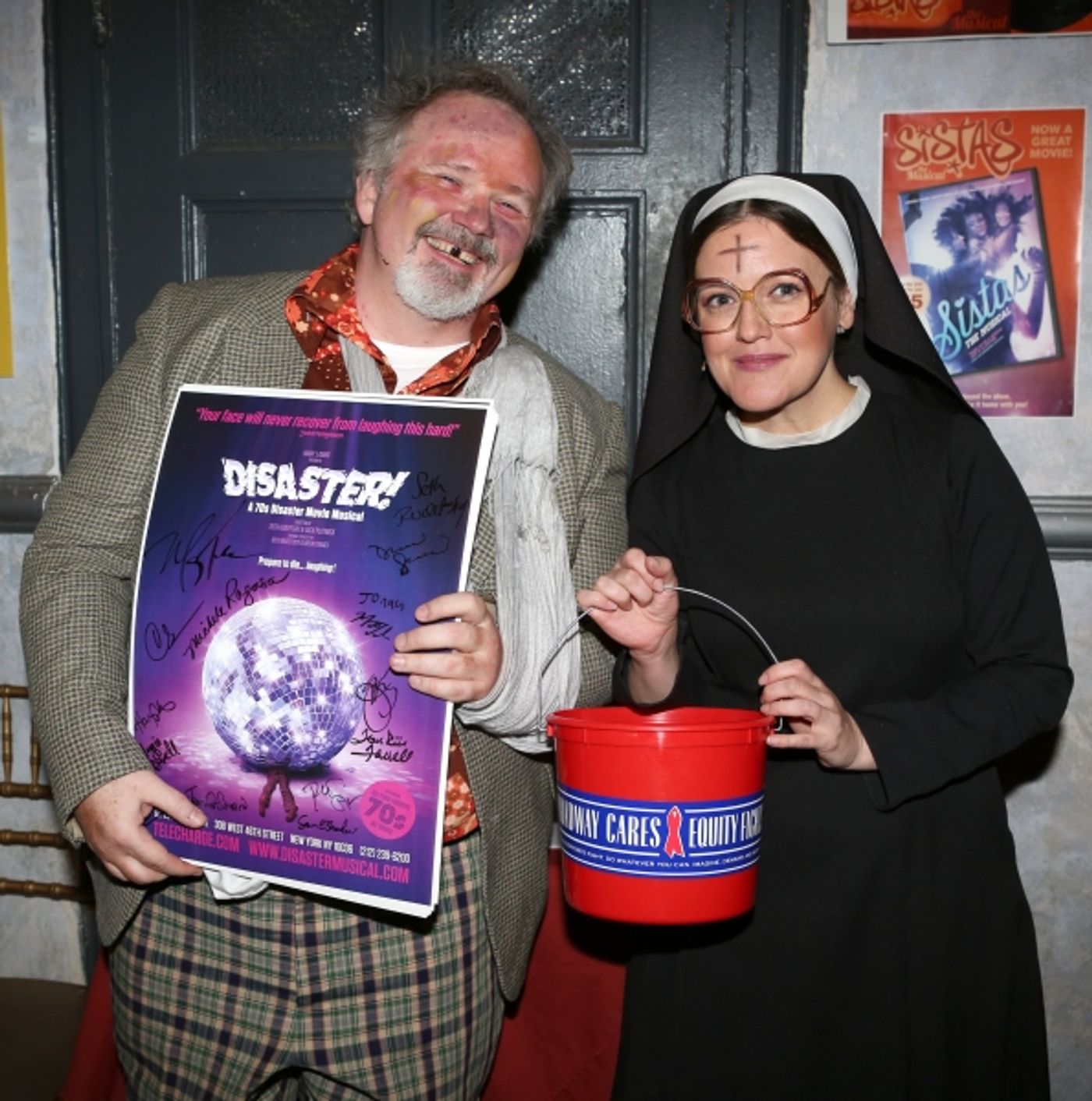 Photo Coverage: Tina Fey, Brian d'Arcy James & More Donate to BC/EFA at DISASTER! Opening  Image