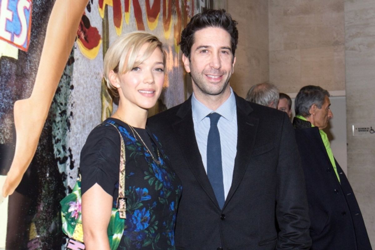 Zoe Buckman, David Schwimmer at 