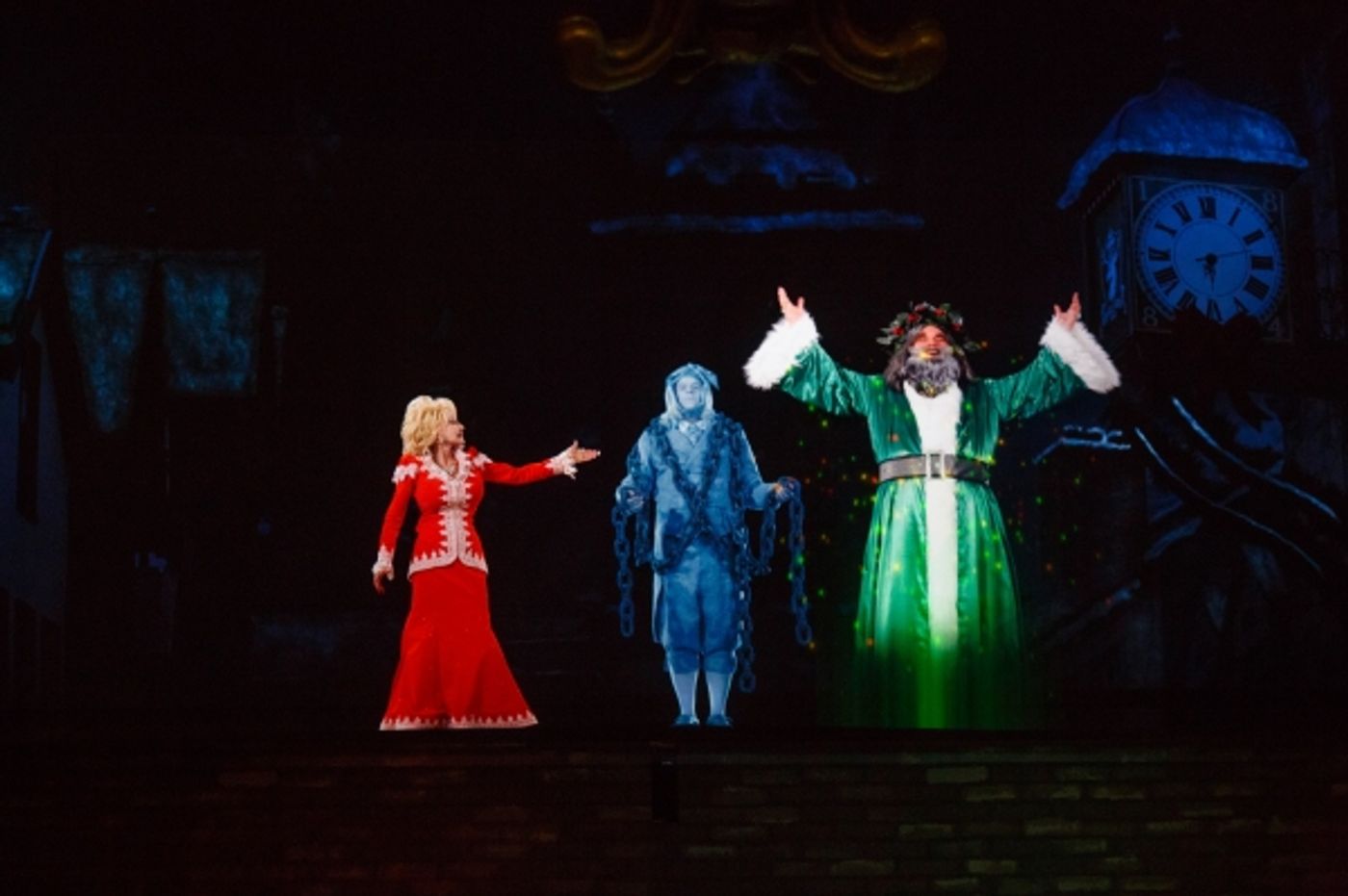 Photo Flash: Dolly Parton Makes Hologram Appearance in Dollywood's A CHRISTMAS CAROL  Image