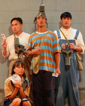 Maile Holck, Alvin Chan, Junior Tesoro, KalaÃ¢â‚¬Ë"i Stern Photo