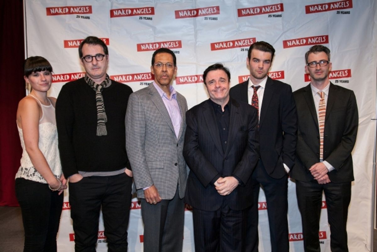 Liz Carlson, Jon Robin Baitz, Peter J. Fernandez, Nathan Lane, Leif Steinert & Daniel Aukin at 