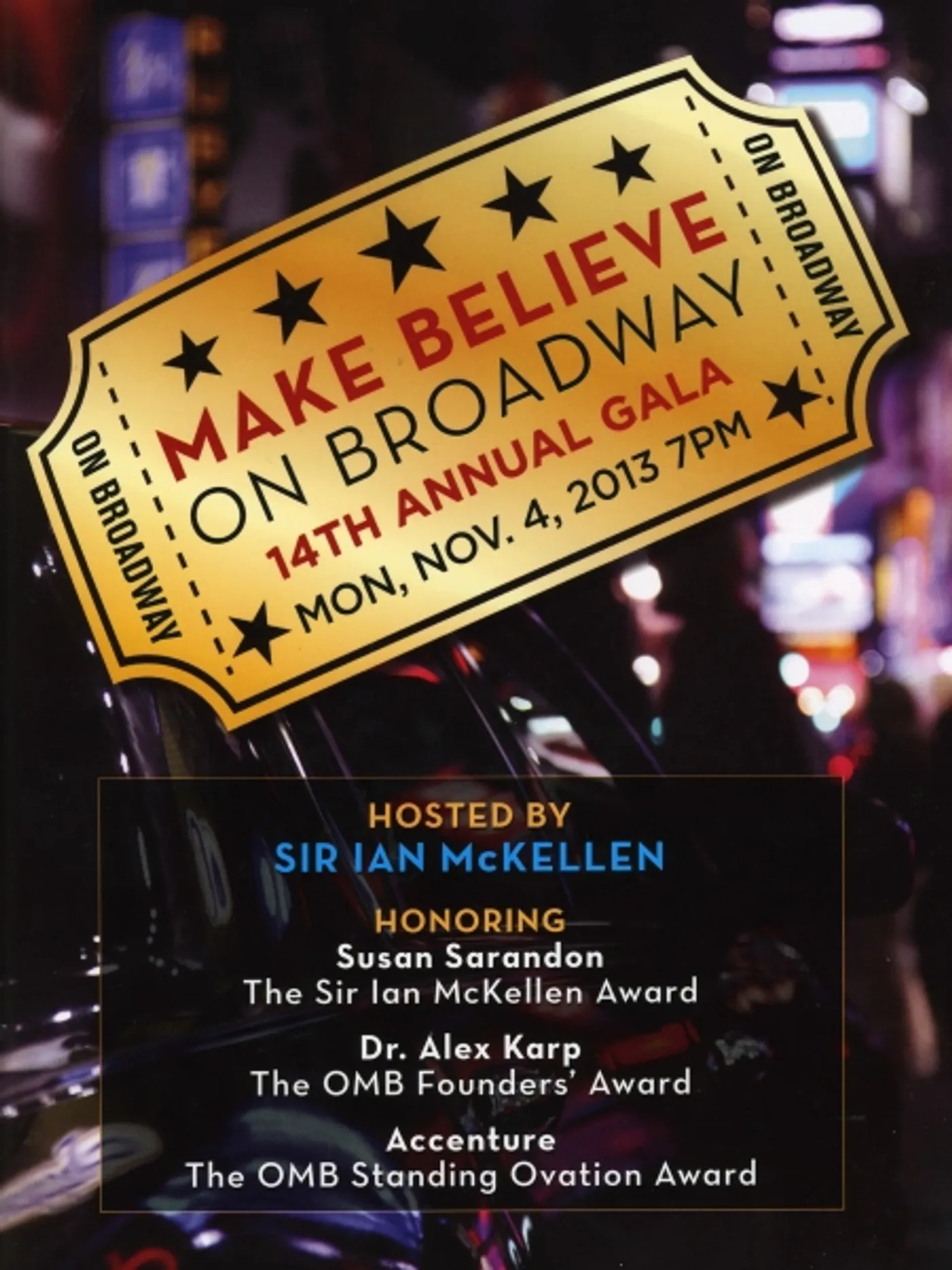 Photo Coverage: Ian McKellen Makes a Quick Change at Only Make Believe Gala  Image