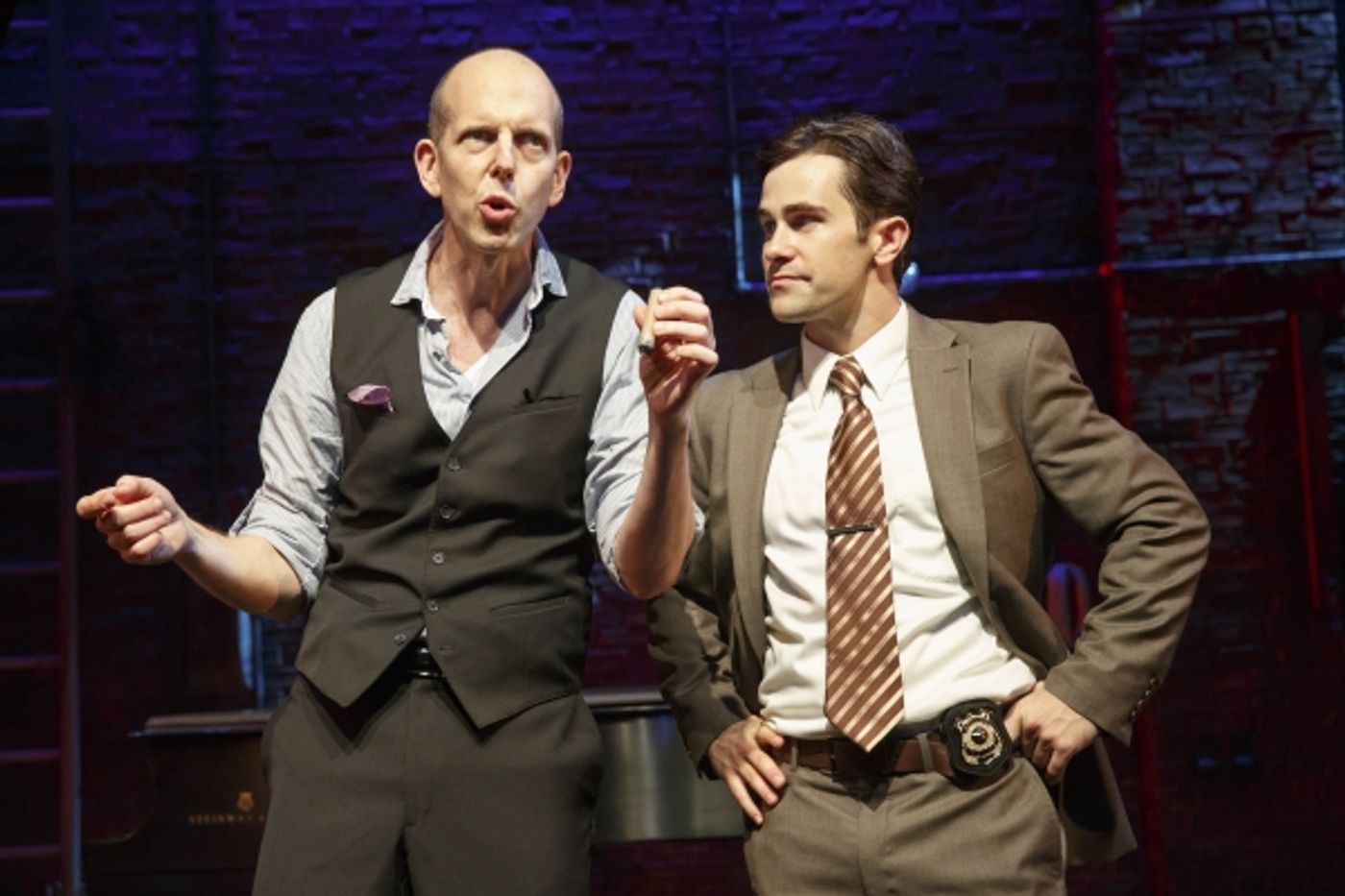 Photo Flash: First Look at Jeff Blumenkrantz & Brett Ryback in MURDER FOR TWO  Image