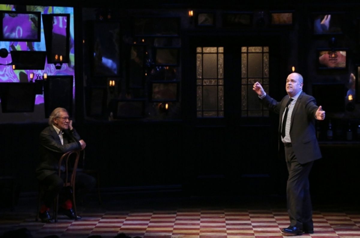 Sir Ian McKellen and Brad Oscar  at 