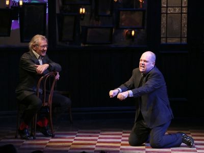 Sir Ian McKellen and Brad Oscar Photo