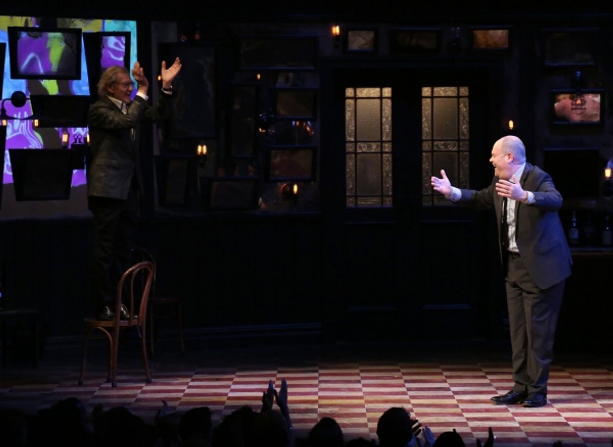 Sir Ian McKellen and Brad Oscar  at 