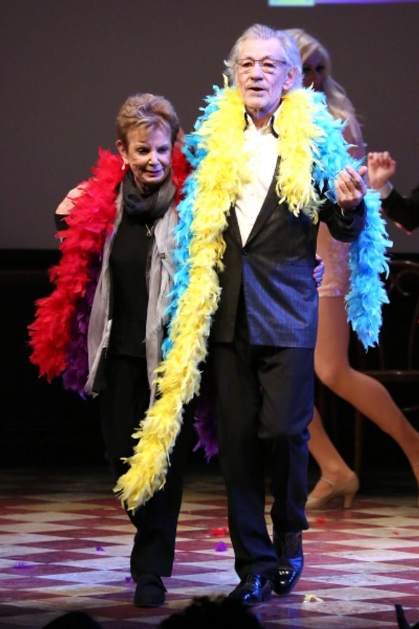 Dena Hammerstein and Sir Ian McKellen Photo