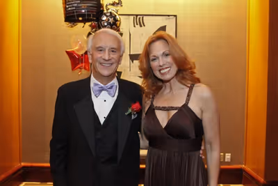 Carolee Carmello with Chairman Emeritus Bud Mayo of Digiplex Theaters Photo