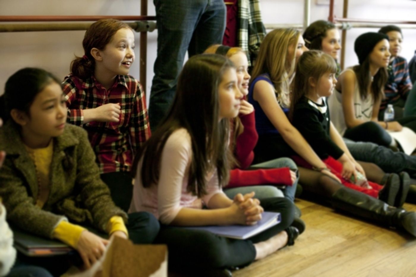 Photo Flash: Young Stage, Film and TV Performers Rehearse for SONGS FOR STORY SHIFTERS Image