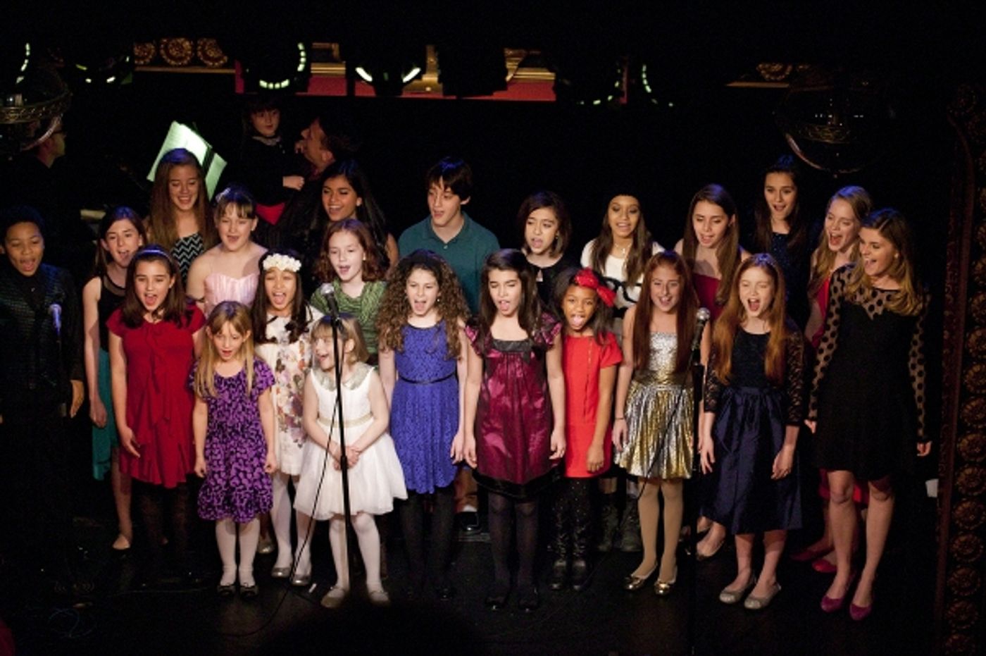 Photo Flash: Young Stage, Film and TV Performers Rehearse for SONGS FOR STORY SHIFTERS Image