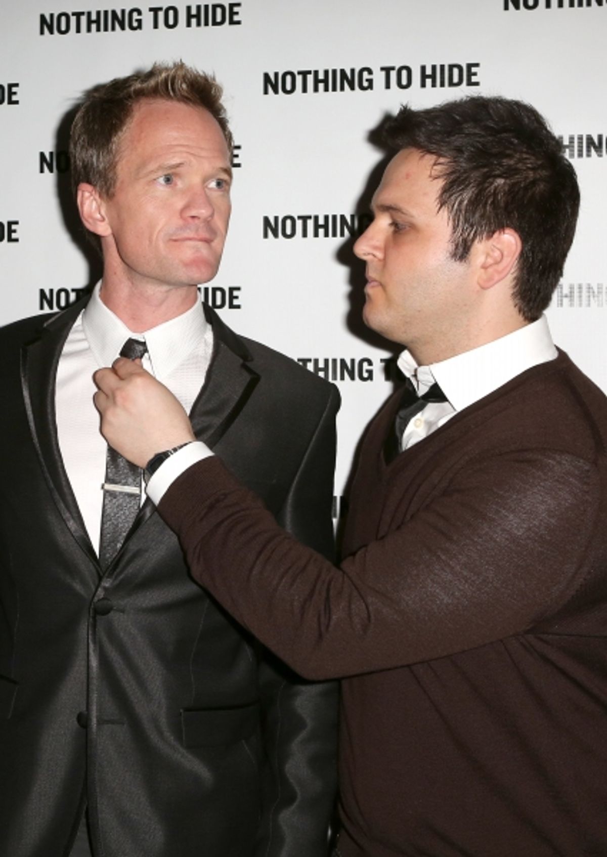 Neil Patrick Harris and Derek Delgaudio  at 