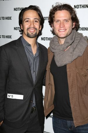 Lin-Manuel Miranda and Steven Pasquale  Photo