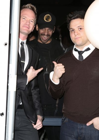 Neil Patrick Harris, David Blaine and Derek Delgaudio  Photo