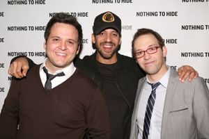 Derek Delgaudio, David Blaine and Helder Guimaraes @ BroadwayWorld Derek Delgaudio, David Blaine and Helder Guimaraes Photo