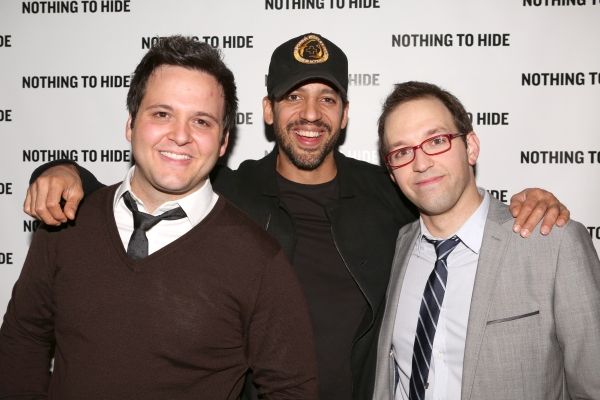 Derek Delgaudio, David Blaine and Helder Guimaraes  Photo