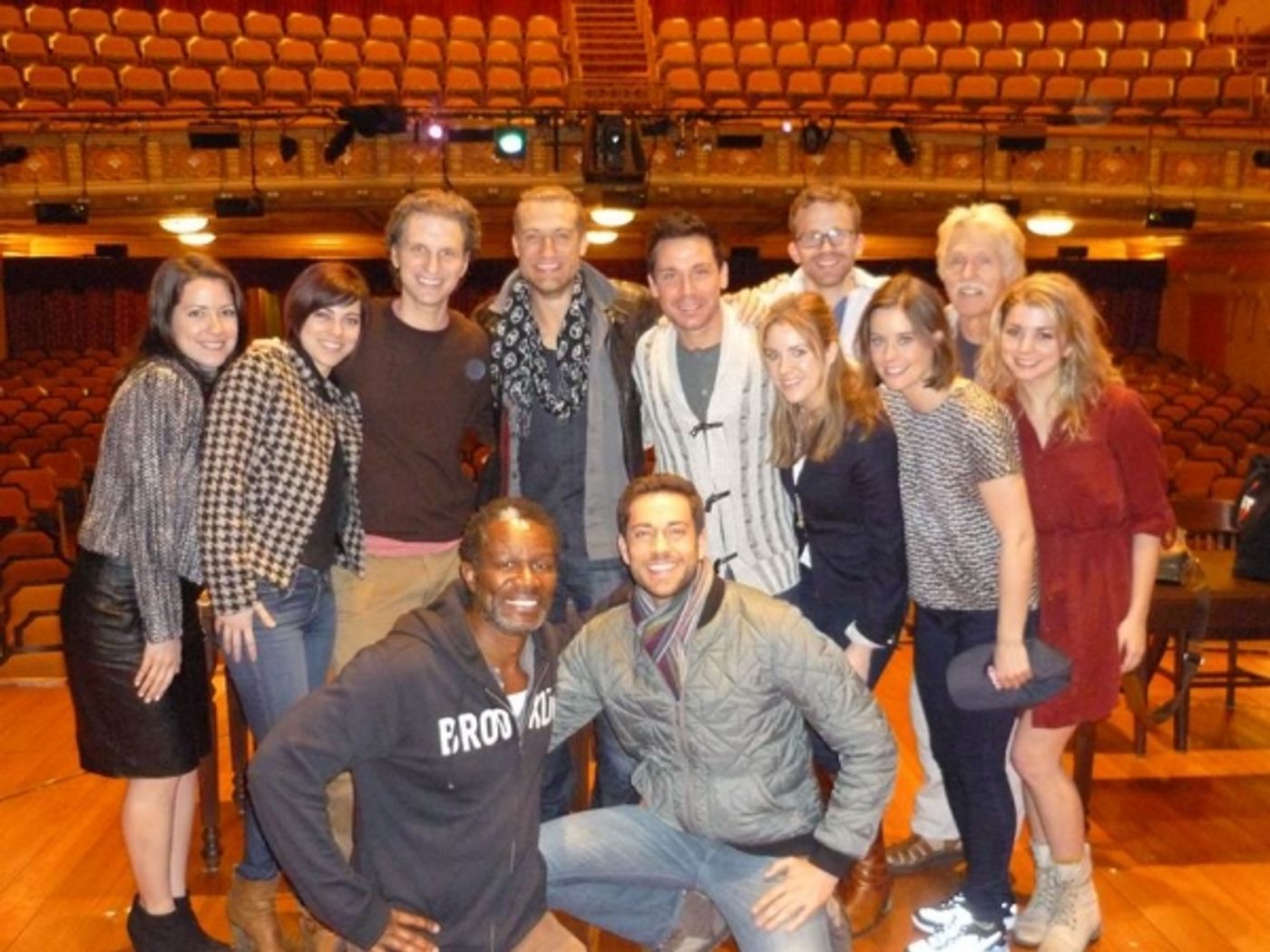 Exclusive Photo Flash: Cast of FIRST DATE Visits A TIME TO KILL on Broadway!  Image