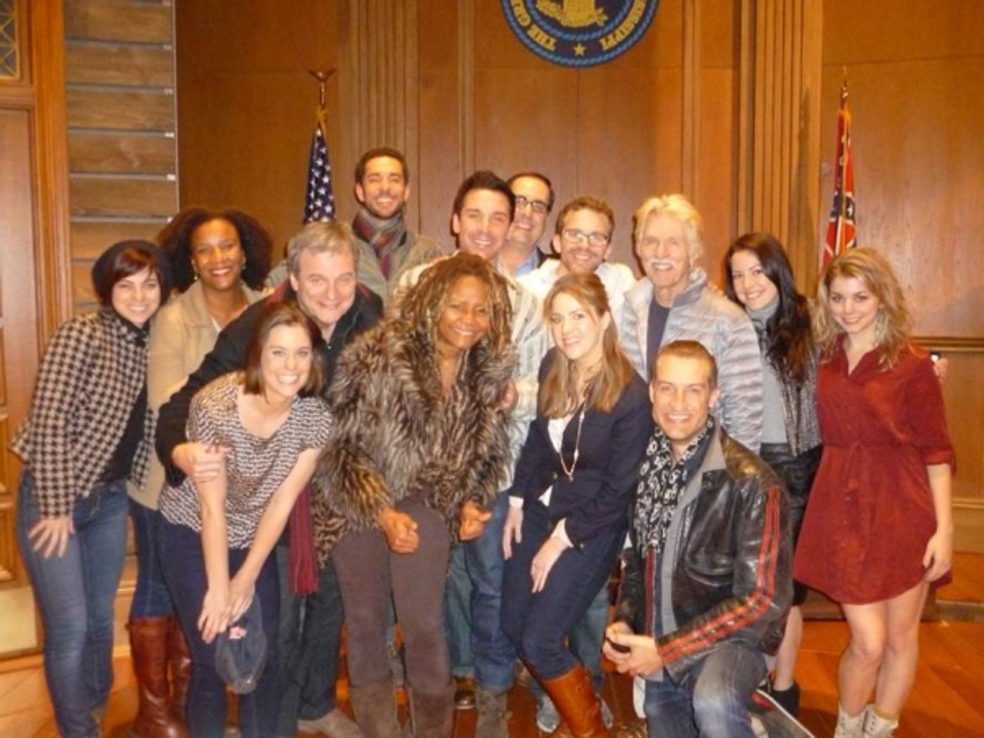 Exclusive Photo Flash: Cast of FIRST DATE Visits A TIME TO KILL on Broadway!  Image