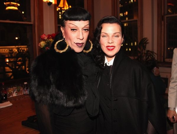 Joey Arias and Debi Mazar Photo