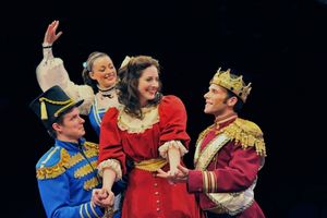 Sam Rogers as The Solider, Lauren Blane, Dara Cameron as Marie and Devin DeSantis as  Photo