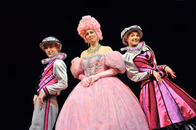 Zachary L. Gray as Jack in the Box, Holly Stauder as Lottie and Amanda Tanguay as The Photo
