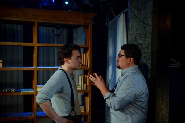 Michael Tepeli and director Jason Gerace Photo