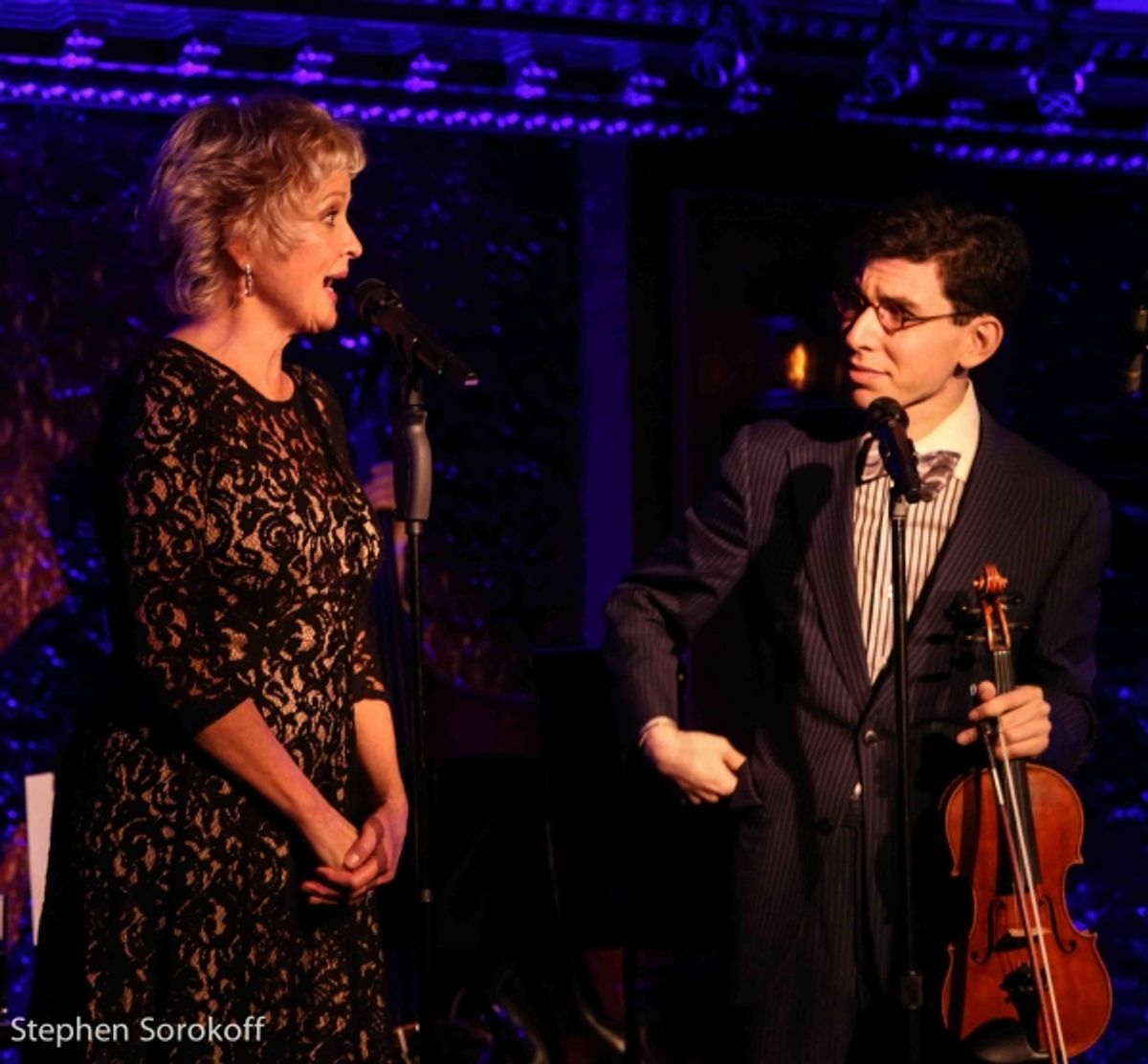 Christine Ebersole &amp; Aaron Weinstein at 