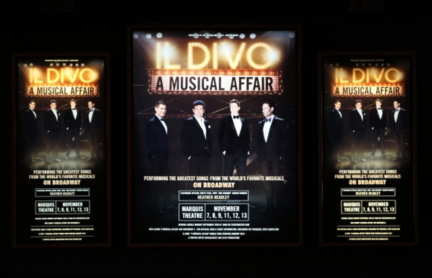 Photo Coverage: It's a Musical Affair! IL DIVO  Makes Broadway Debut at Marquis Theatre  Image