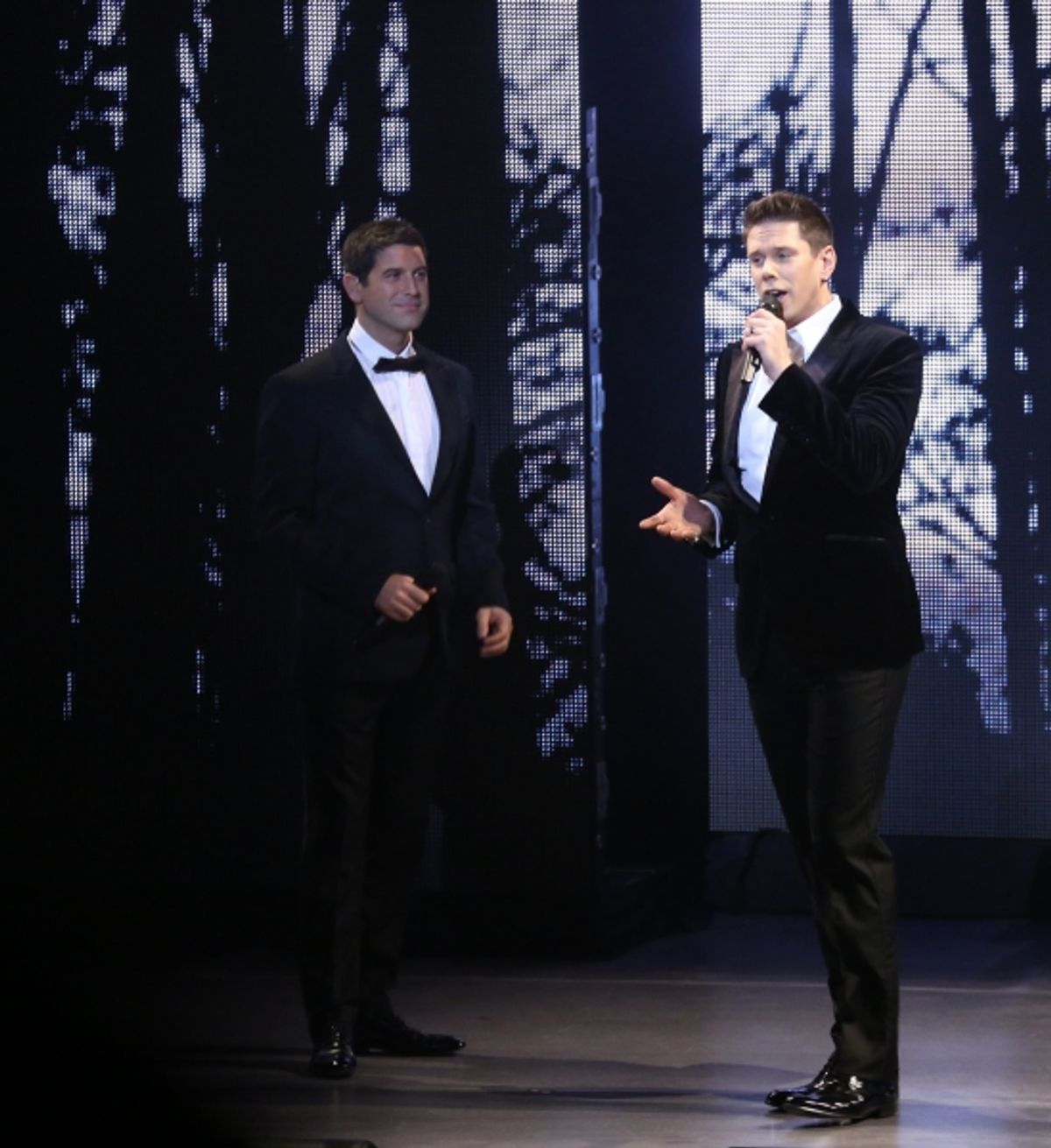 Sebastian Izambard and David Miller  at 