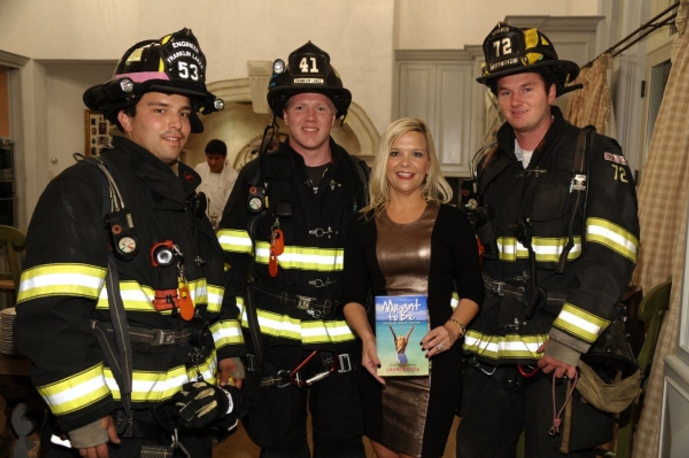 Photo Flash: Chef Rocco Dispirito and Police and Fire Departments Celebrate Lauren Pizza's MEANT TO BE  Image