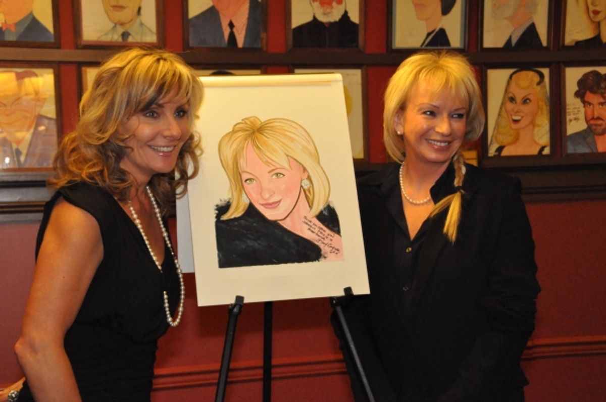 Judy McLane and Judy Craymer at 