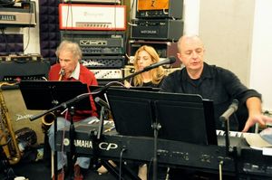 Jay Leslie, Susan Aquila and Joseph Church (Musical Director) Photo
