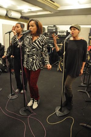 Rebecca E. Covington, Dionne Figgins and Krisha Marcano Photo