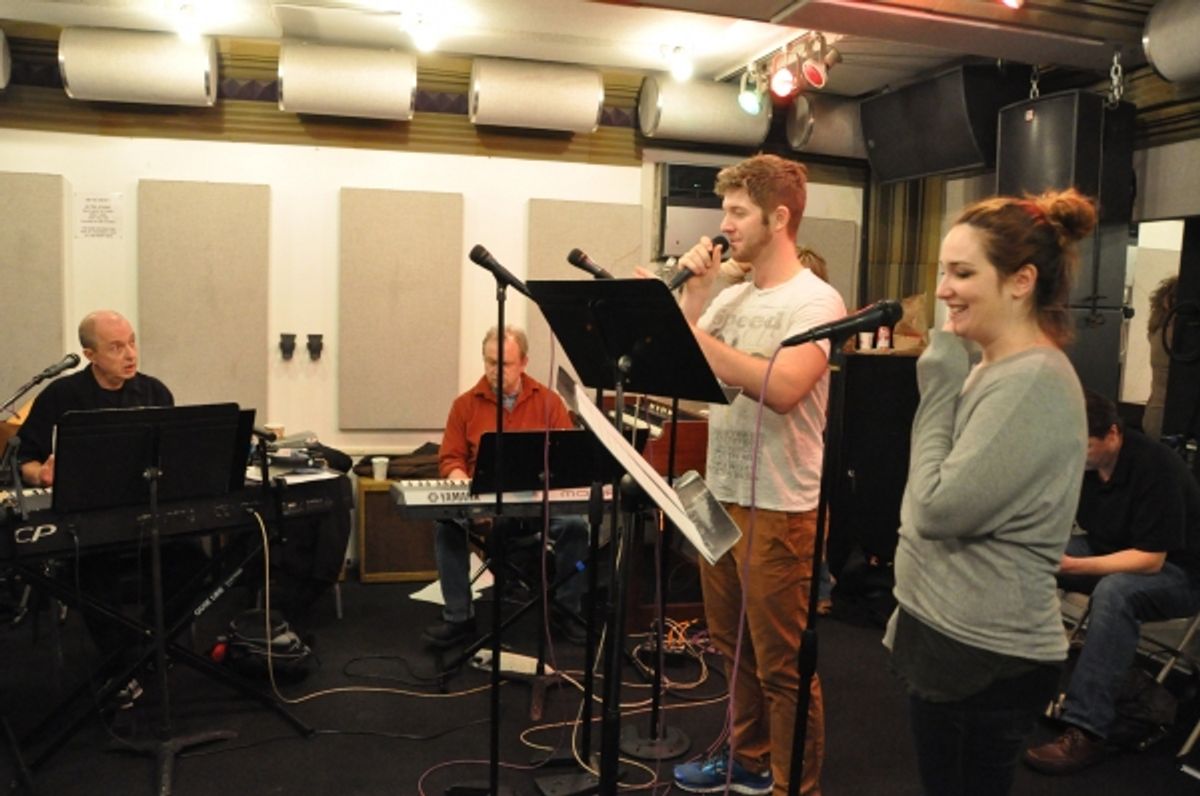 Joseph Church, Henry Aronson, Eric Michael Krop and Emma Hunton at 