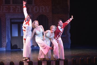 Barrett Martin, Emily Padgett, Erin Davie and Matthew Hydzik Photo