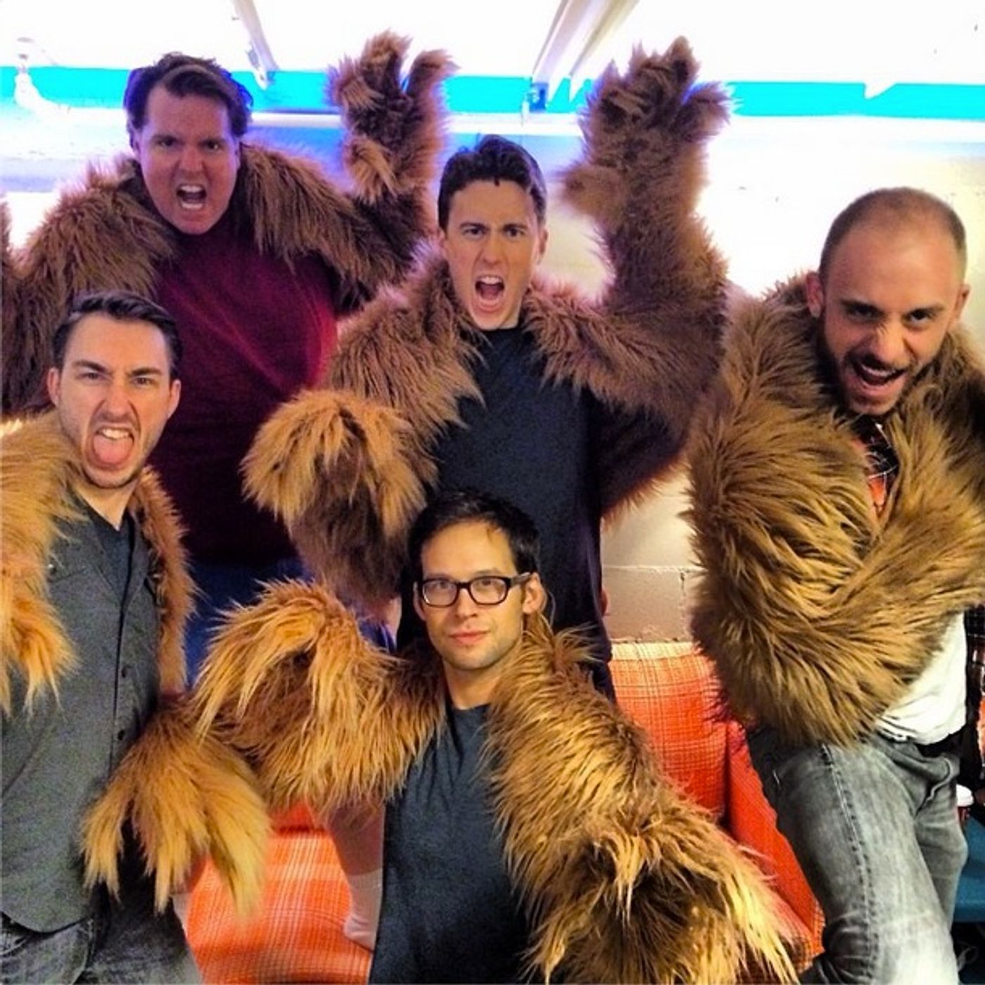 Photo Flash: Saturday Intermission Pics, Nov 9  - 'GREAT COMET' Takes on THOR, KINKY BOOTS Celebrates 'Movember' and More!  Image