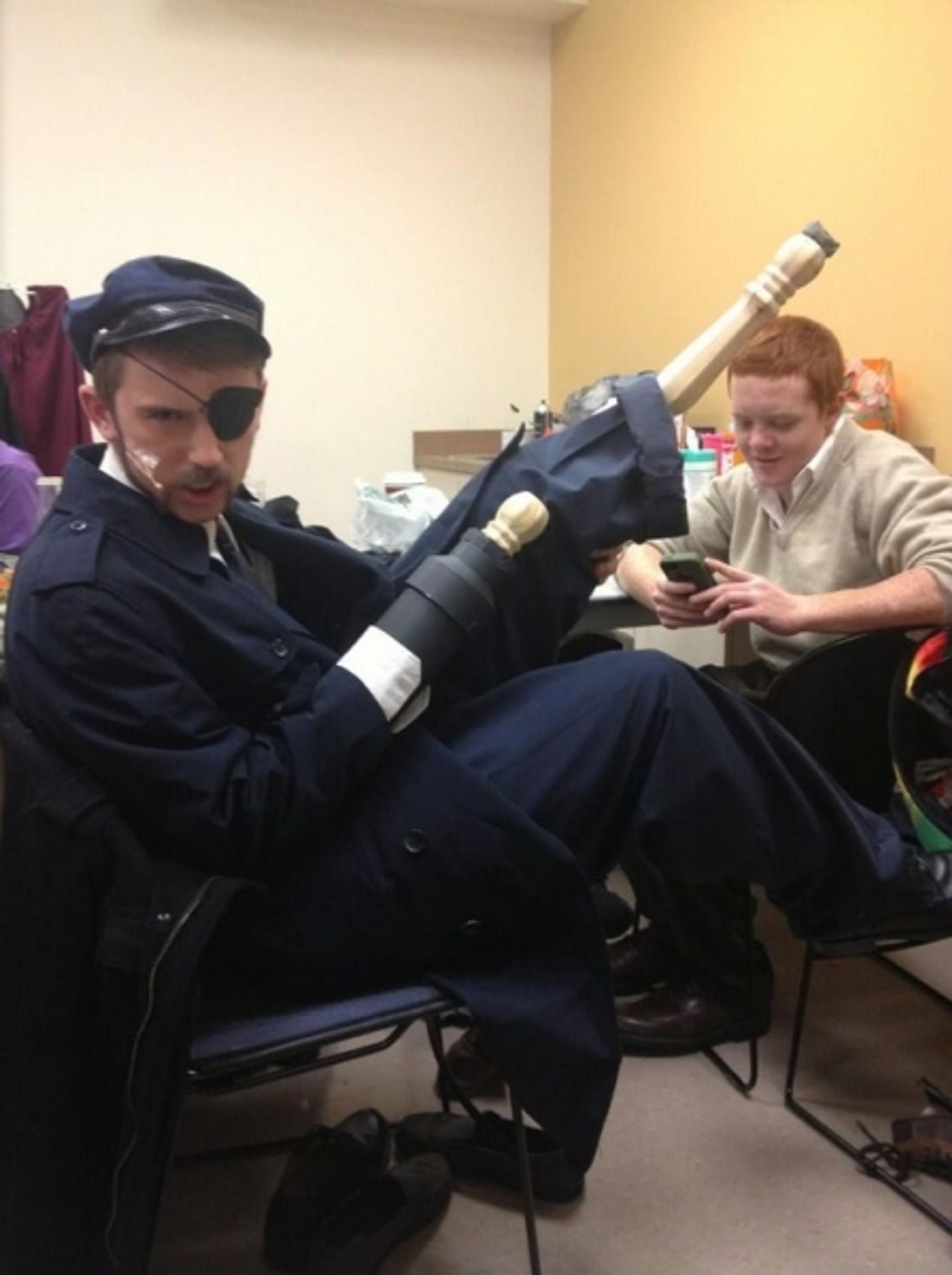 Photo Flash: Saturday Intermission Pics, Nov 9  - 'GREAT COMET' Takes on THOR, KINKY BOOTS Celebrates 'Movember' and More!  Image