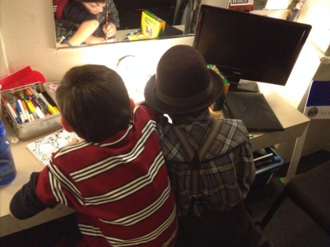 Photo Flash: Saturday Intermission Pics, Nov 9  - 'GREAT COMET' Takes on THOR, KINKY BOOTS Celebrates 'Movember' and More!  Image