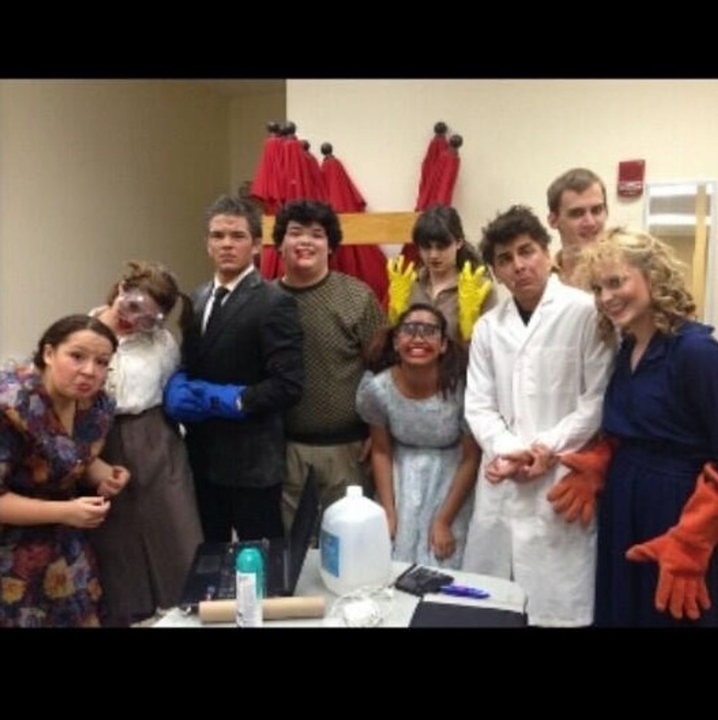 Photo Flash: Saturday Intermission Pics, Nov 9  - 'GREAT COMET' Takes on THOR, KINKY BOOTS Celebrates 'Movember' and More!  Image