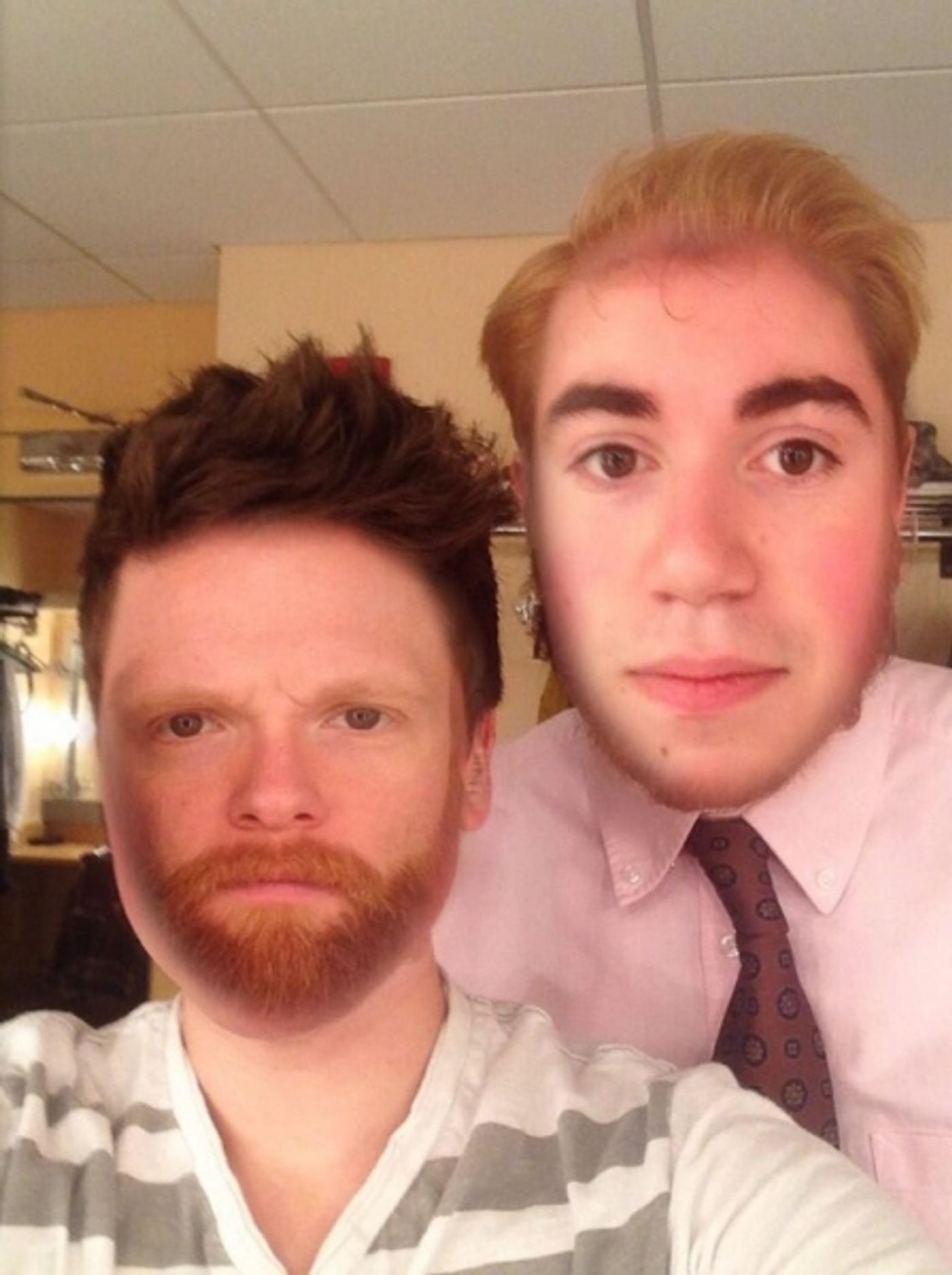 Photo Flash: Saturday Intermission Pics, Nov 9  - 'GREAT COMET' Takes on THOR, KINKY BOOTS Celebrates 'Movember' and More!  Image