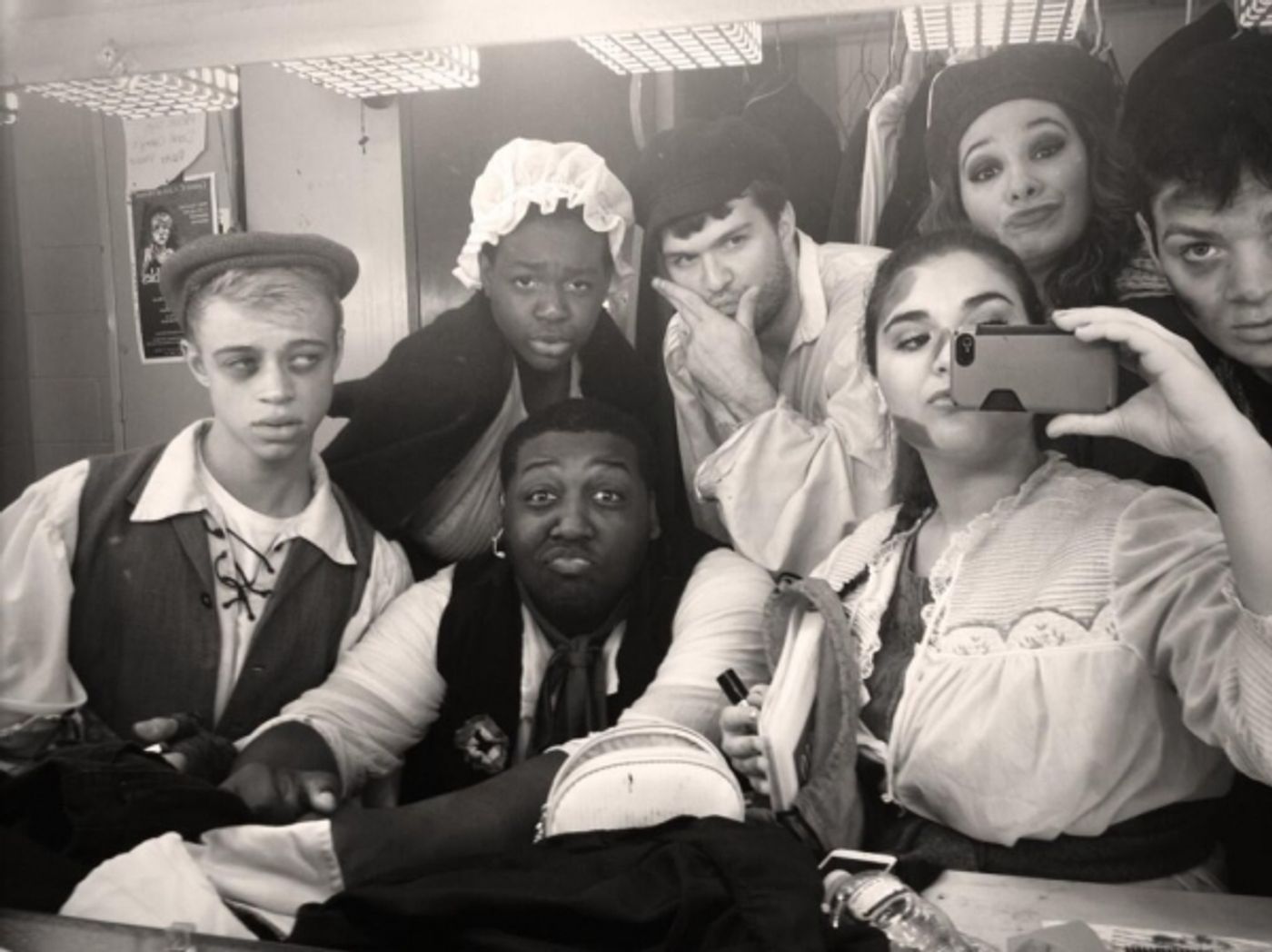 Photo Flash: Saturday Intermission Pics, Nov 9  - 'GREAT COMET' Takes on THOR, KINKY BOOTS Celebrates 'Movember' and More!  Image