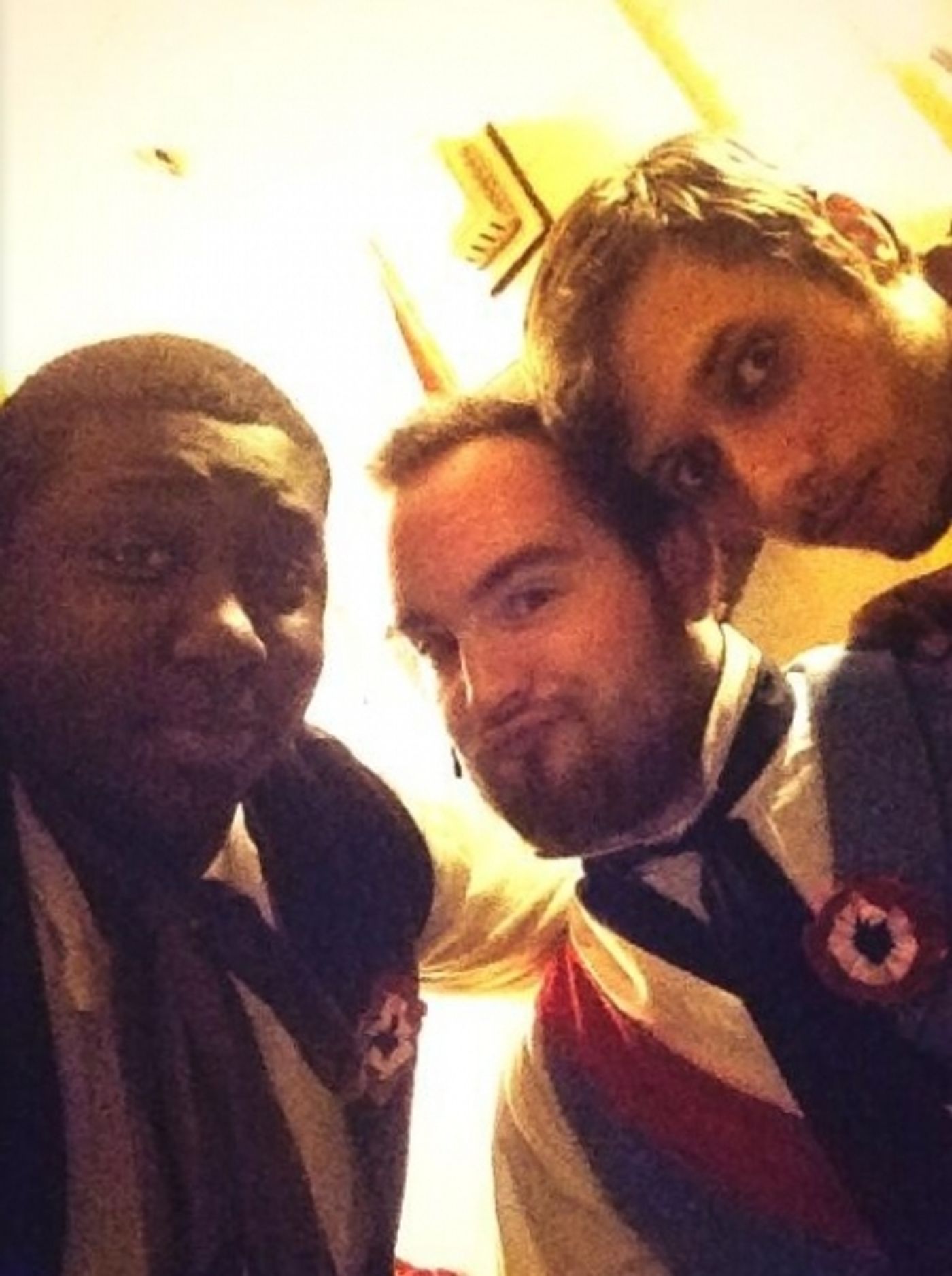 Photo Flash: Saturday Intermission Pics, Nov 9  - 'GREAT COMET' Takes on THOR, KINKY BOOTS Celebrates 'Movember' and More!  Image