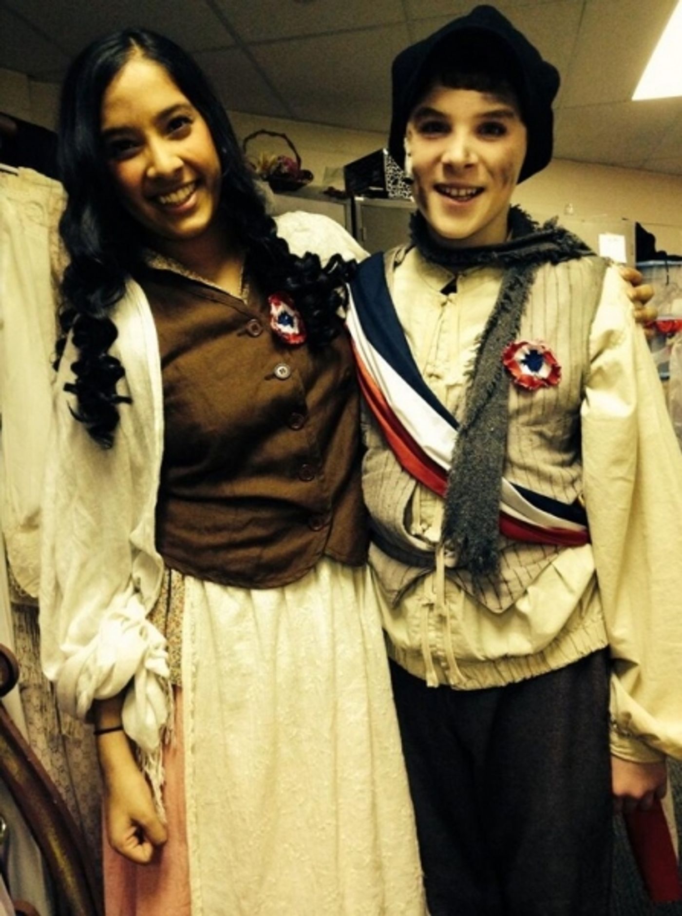 Photo Flash: Saturday Intermission Pics, Nov 9  - 'GREAT COMET' Takes on THOR, KINKY BOOTS Celebrates 'Movember' and More!  Image