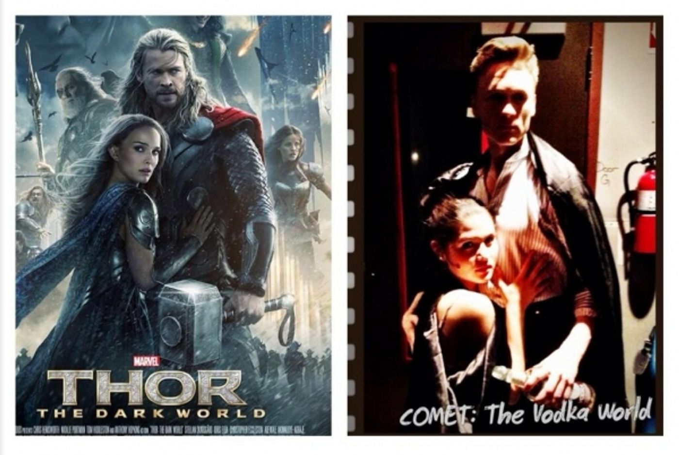 Photo Flash: Saturday Intermission Pics, Nov 9  - 'GREAT COMET' Takes on THOR, KINKY BOOTS Celebrates 'Movember' and More!  Image