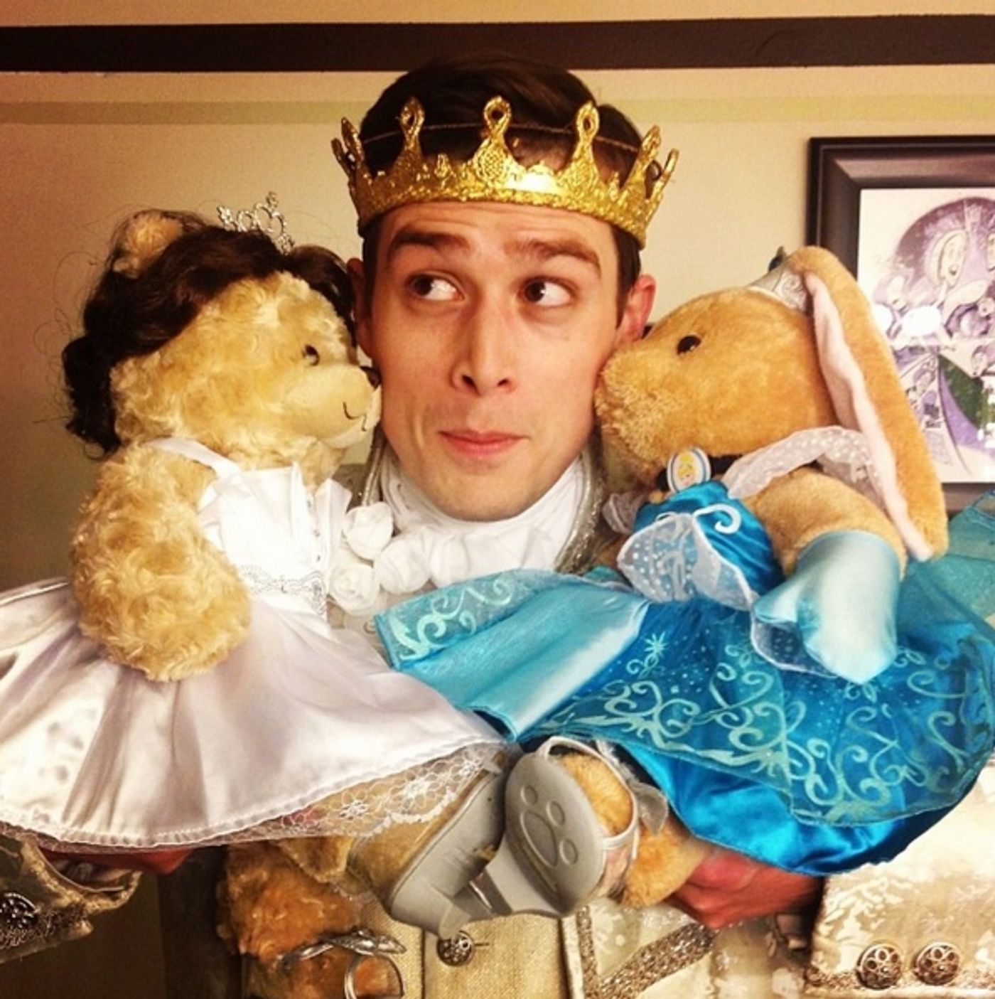 Photo Flash: Saturday Intermission Pics, Nov. 9 - Part 2 - Nick Spangler Gets Some Love Before Departing CINDERELLA; Plus NEWSIES, THE PHANTOM OF THE OPERA & More!  Image