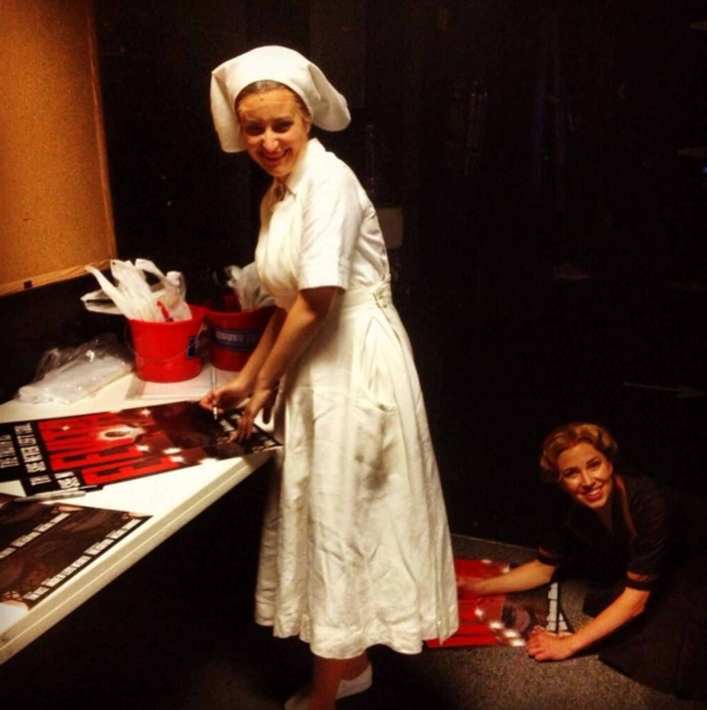 Photo Flash: Saturday Intermission Pics, Nov. 9 - Part 2 - Nick Spangler Gets Some Love Before Departing CINDERELLA; Plus NEWSIES, THE PHANTOM OF THE OPERA & More!  Image