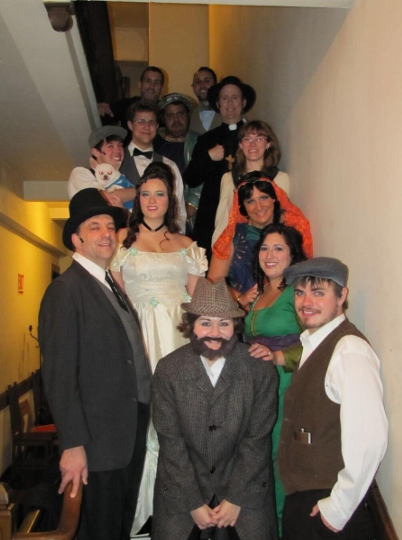 Photo Flash: Saturday Intermission Pics, Nov. 9 - Part 2 - Nick Spangler Gets Some Love Before Departing CINDERELLA; Plus NEWSIES, THE PHANTOM OF THE OPERA & More!  Image