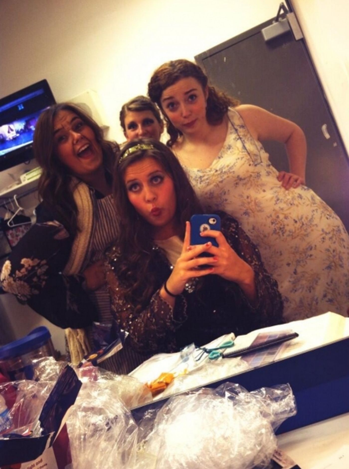 Photo Flash: Saturday Intermission Pics, Nov. 9 - Part 2 - Nick Spangler Gets Some Love Before Departing CINDERELLA; Plus NEWSIES, THE PHANTOM OF THE OPERA & More!  Image