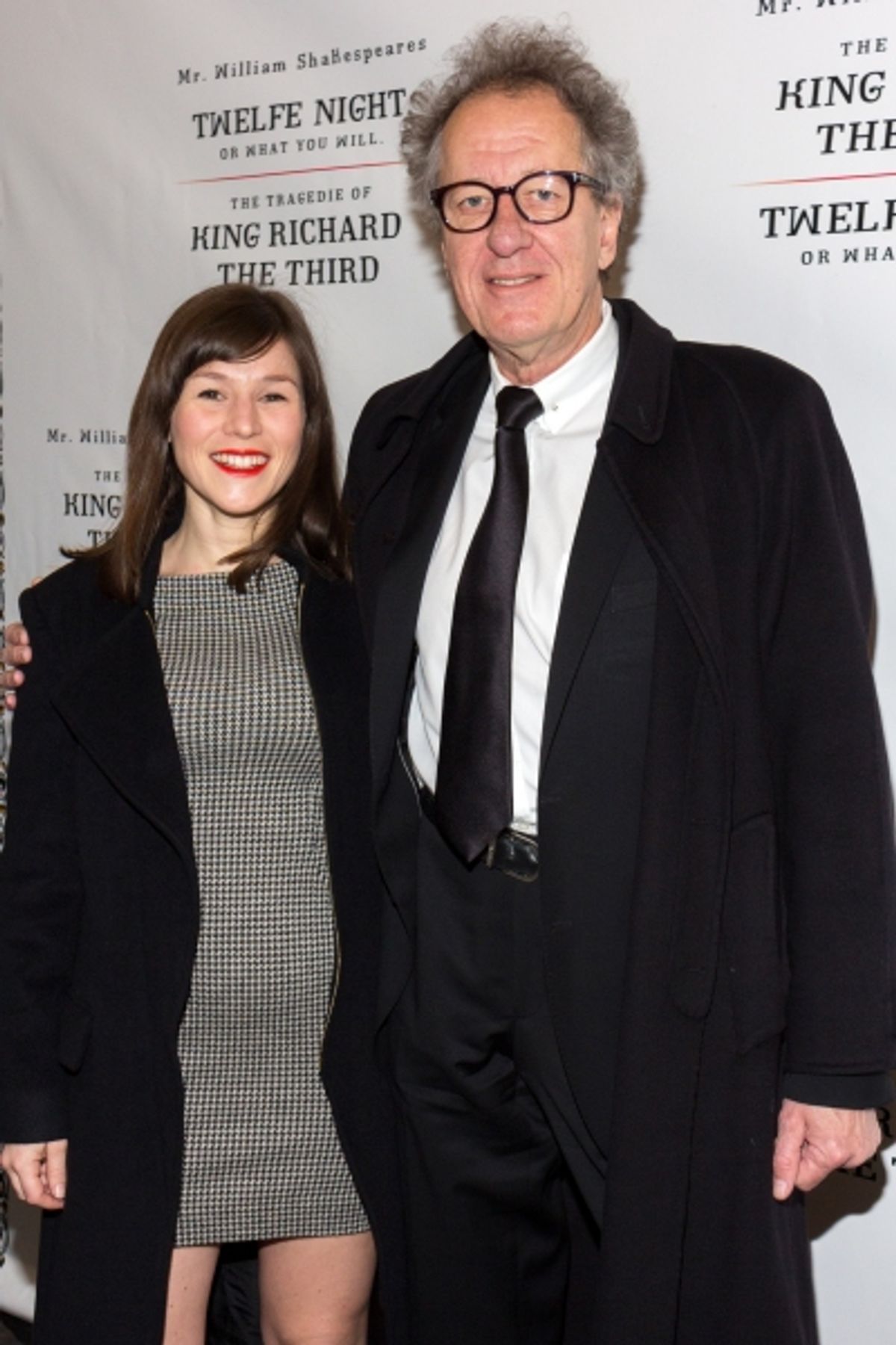 Yael Stone, Geoffrey Rush at 