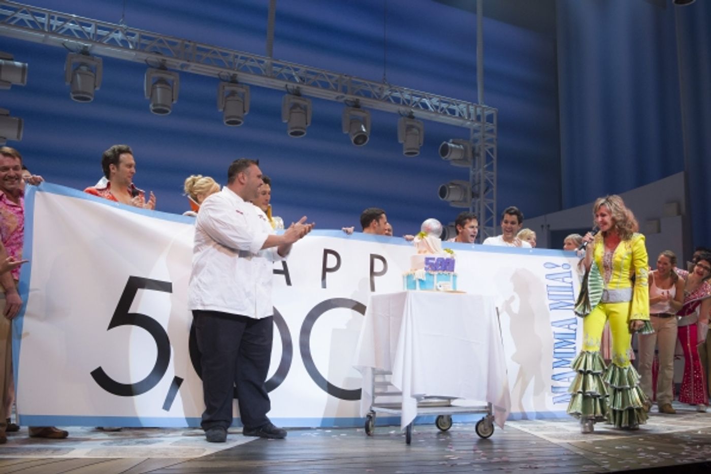 Photo Coverage: Broadway's MAMMA MIA! Celebrates 5,000th Performance  Image